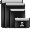 4 Pack Fireproof Document Bags, Waterproof Document Pouch Holder with Zipper, Fire Proof Money Bag for Cash, Fireproof Envelope Fire Safe Bag