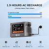600W | 384Wh (1200W Surge) LiFePO4 Portable Solar Generator Power Station Safety Battery Pack