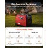 Inverter Generator, 4200W Peak Watt Quiet Inverter Generator, Electric Start Inverters Generators for Home Outdoor, Gas Powered, Stable Power