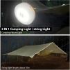 Large Waterproof Camping Tarp Shelter Kit with LED String Lights