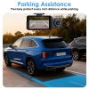 Car Dash Cam 3 Channel with Infrared Night Vision (4 IR Lights/Per Side), 1080P Front & 480P Inside/Rear Cameras