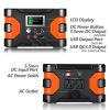 150W Portable Power Station&60W Solar Panel;  FlashFish 45000mAh Solar Generator with 60W 18V ETFE Portable Solar Panel;  Flashfish Foldable Solar Cha