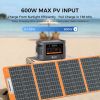 1200W Portable Power Station, 1008Wh | 1200W LiFePO4 Safety Battery Pack, LED Light | 960W Fast Charging | Smart Display | Smart Temperature Control