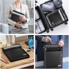 Fireproof Document Bag with Zipper, Waterproof Fireproof Money Bag with 2 Pockets, Safe Important Document Organizer  Legal Letter Size, Valuables