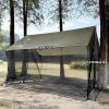 Lightweight Waterproof Camp Tarp with Bug Net - Versatile Mosquito Screen Shelter for Camping, Backpacking, Hammock, Picnic