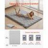 Japanese Tatami Mat, Full Size Foldable Japanese Tatami Mattress, Futon Mattress with Storage Bag & Fastener, 9-Layer Floor Mat for Sleeping