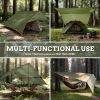 Plus Size Waterproof Camping Tarp Shelter with Detachable Side Wall