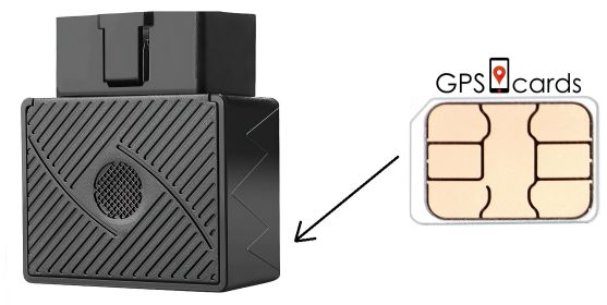 GPS sim card for Ebike GPS-311B with location-based services & traffic safety (Default: Default)