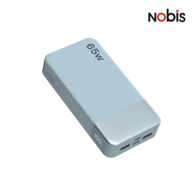 French Overseas Warehouse NOBIS 65W Portable Charger 20000mAh Fast Charging Power Bank for Laptop and Phone (Color: Blue)