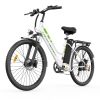 WITAMBIKE 26" Electric Bike for Adults, Removable Battery, 7-Speed Derailleur Ebike Commute MTB