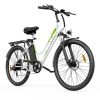 WITAMBIKE 26" Electric Bike for Adults, Removable Battery, 7-Speed Derailleur Ebike Commute MTB