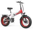 ZAZAWORK CF1000 Folding Electric Bike 48V 1000W, 20AH Battery Up to 120KM