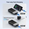 US Overseas Warehouse NOBIS 65W Portable Charger 20000mAh Fast Charging Power Bank for Laptop and Phone