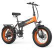 ZAZAWORK CF1000 Folding Electric Bike 48V 1000W, 20AH Battery Up to 120KM